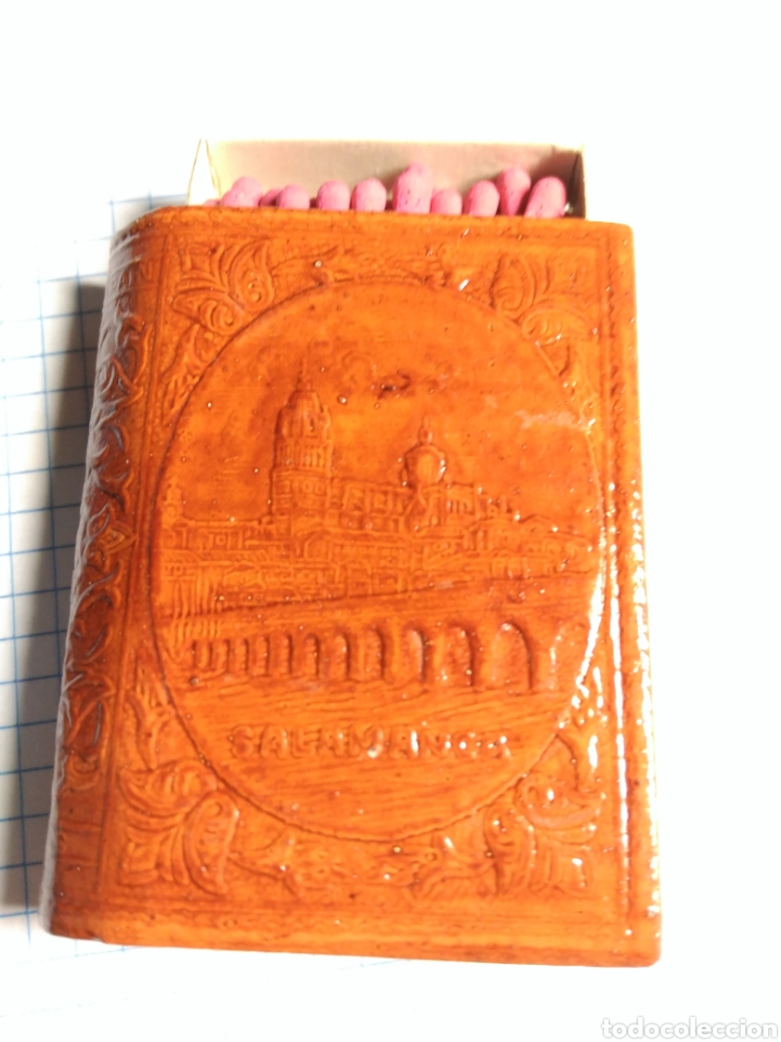 Matchboxes: Caja antigua de cerillas de Salamanca