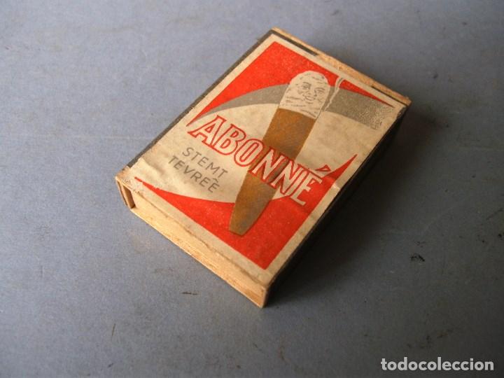 Cajas de cerillas: caja de cerillas tabaco, abonn&eacute;, stemt tevree - Foto 1