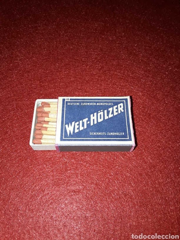 Cajas de cerillas: Caja de cerillas Welt holzer - Foto 1