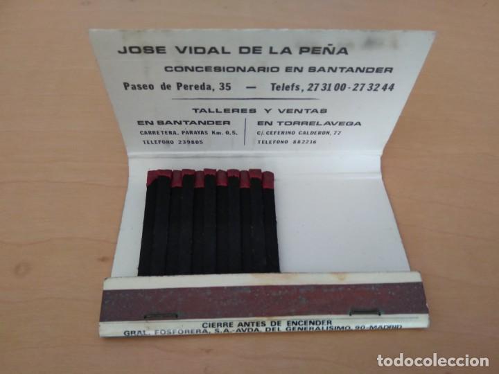 Cajas de cerillas: Cerillas Renault Vidal de la Pe&ntilde;a - Foto 1