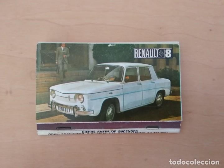 Cajas de cerillas: Cerillas Renault Vidal de la Pe&ntilde;a - Foto 3