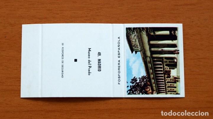 Cajas de Cerillas: Turismo - N&ordm; 49, Madrid, Museo del Prado - Carterita de cerillas - Fosforera Espa&ntilde;ola 1969