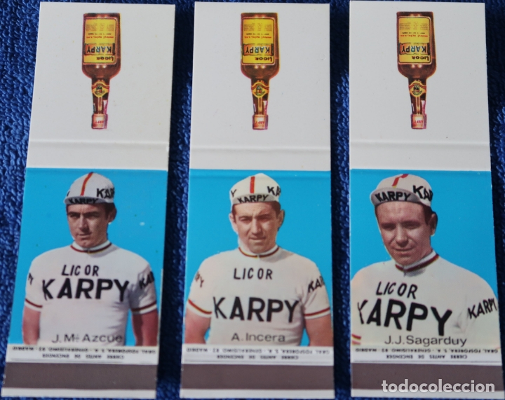 Cajas de Cerillas: Licor Karpy - Ciclismo - &iexcl;Cajas de cerillas plancha!