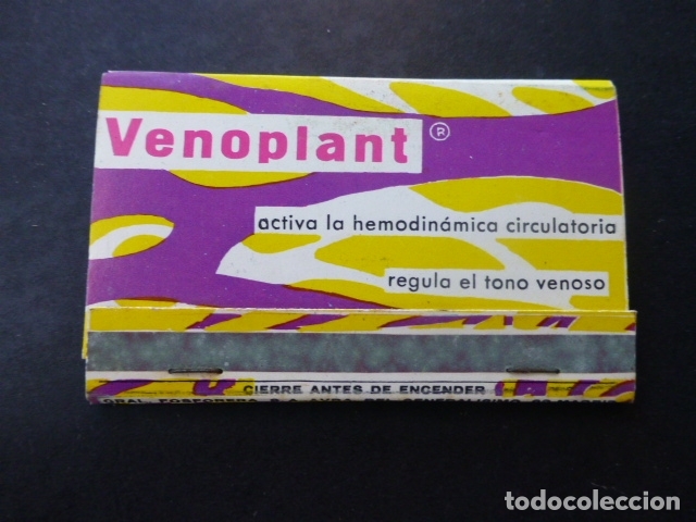 Cajas de cerillas: CAJA DE CERILLAS VENOPLANT - Foto 1