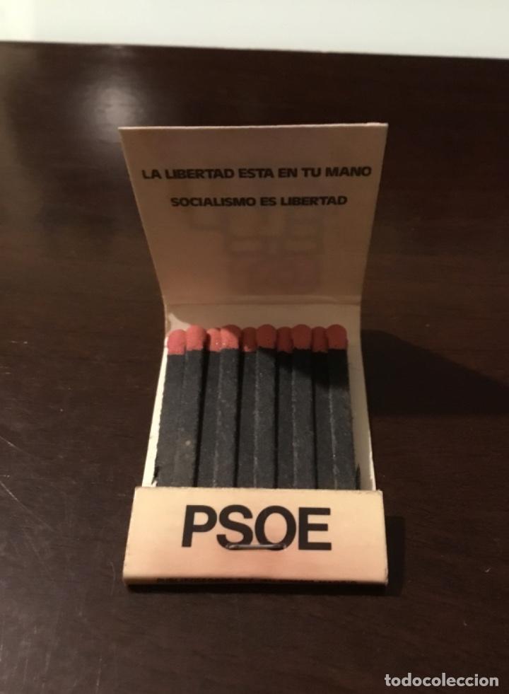 Cajas de cerillas: Cerillas psoe - Foto 2