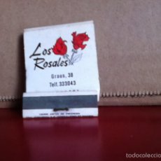 Cajas de Cerillas: LOS ROSALES ( ZARAGOZA ) AÑOS 70. PUBL.FUNDADOR. Lote 168244233