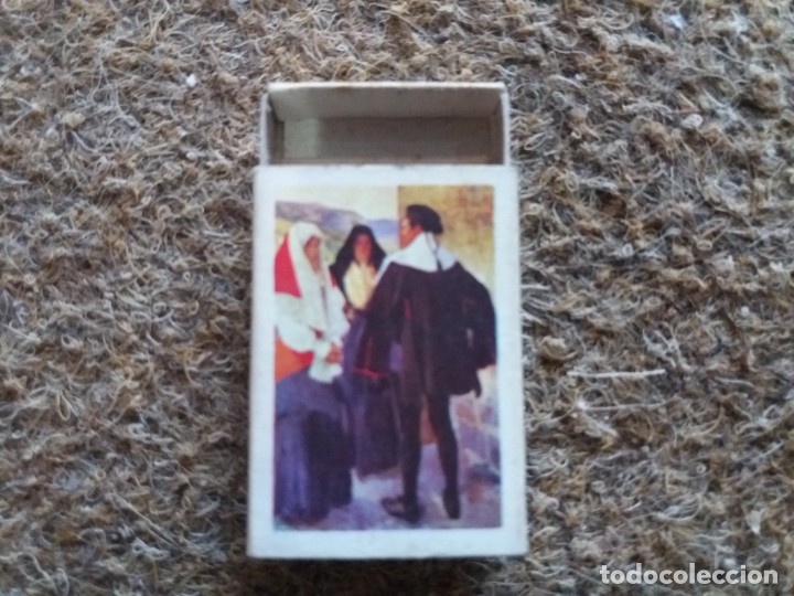 Matchboxes: Caja de cerillas vac&iacute;a. Fosforera espa&ntilde;ola. Maestros de la pintura. Sorolla. Tipos del Roncal.