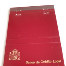 Cajas de Cerillas: CARTERITA CERILLAS - BANCO DE CRÉDITO LOCAL DE ESPAÑA. Lote 138670286