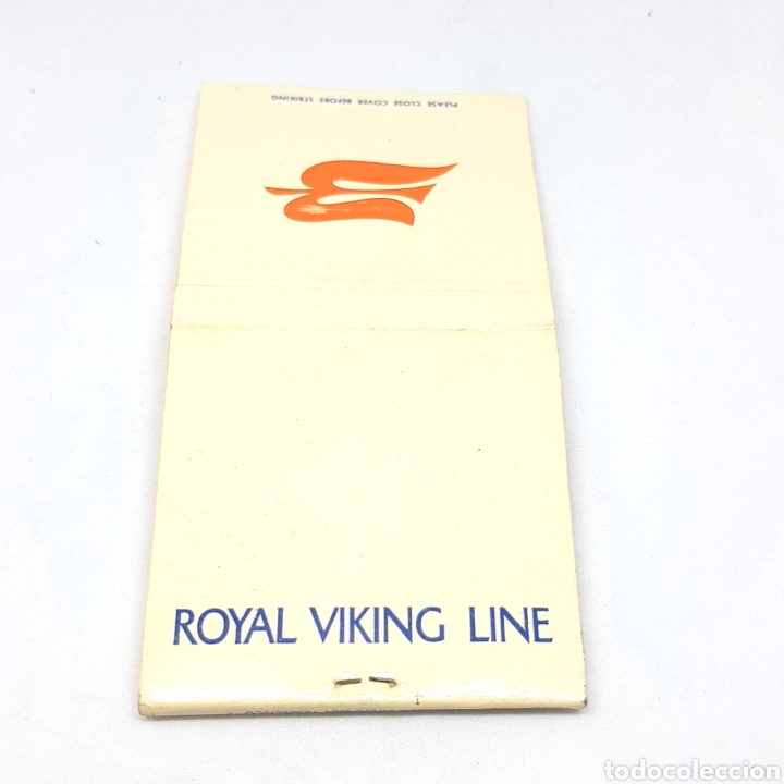 Cajas de cerillas: (CAZ1) CAJA CERILLAS PUBLICITARIA - ROYAL VIKING LINE
