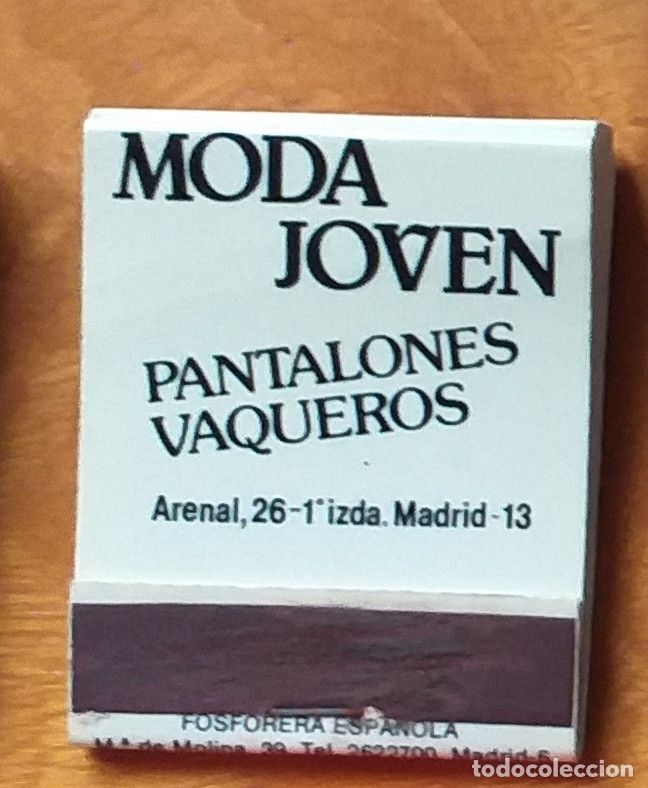 Cajas de cerillas: CAJA CERILLAS MODA JOVEN - Foto 2