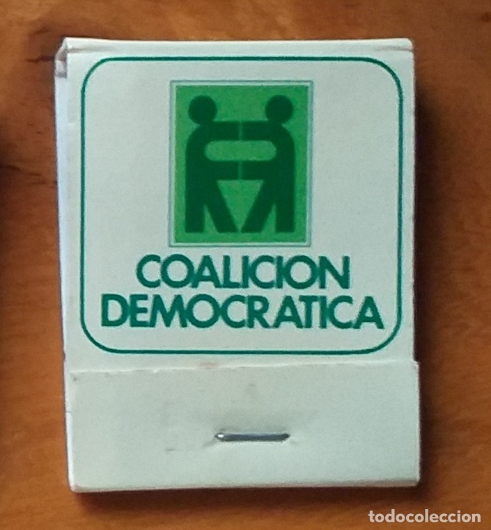 Cajas de cerillas: CAJA CERILLAS COALICION DEMOCRATICA - Foto 1