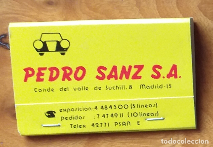 Cajas de cerillas: CAJA CERILLAS BOSCH - Foto 2