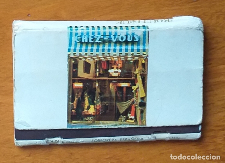 Cajas de cerillas: CAJA CERILLAS CHEZ VOUS - Foto 2
