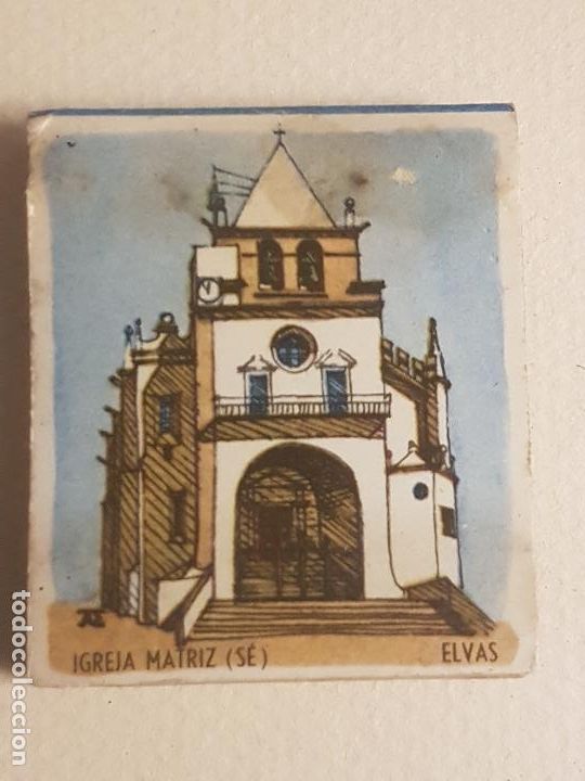 Cajas de Cerillas: ELVAS PORTUGAL IGLESIA PUBLICIDAD CAJA DE CERILLAS