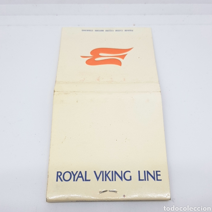 Cajas de cerillas: (CL.01) CAJA CERILLAS PUBLICITARIA - ROYAL VIKING LINE