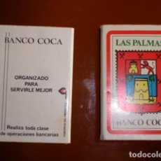 Cajas de Cerillas: CAJA CERILLAS OBSEQUIO BANCO COCA CON ESCUDO DE LAS PALMAS