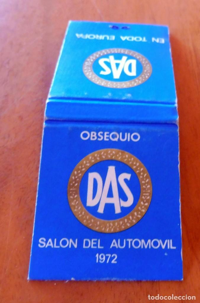 Bo&icirc;tes d'Allumettes: CAJA DE CERILLAS - OBSEQUIO DAS SALON AUTOMOVIL 1972 (VER FOTOS)