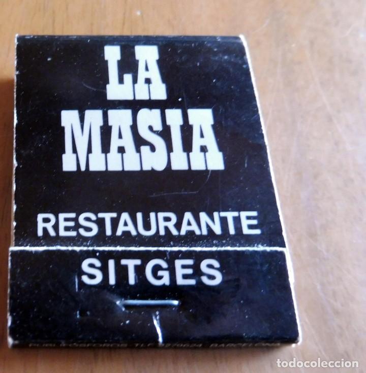 Matchboxes: CAJA DE CERILLAS - RESTAURANTE LA MASIA - LLORET DE MAR - (VER FOTOS)