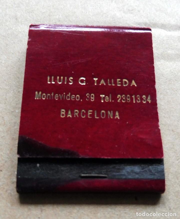 Matchboxes: CAJA DE CERILLAS - LLUIS G. TALLEDA - BARCELONA - (VER FOTOS)