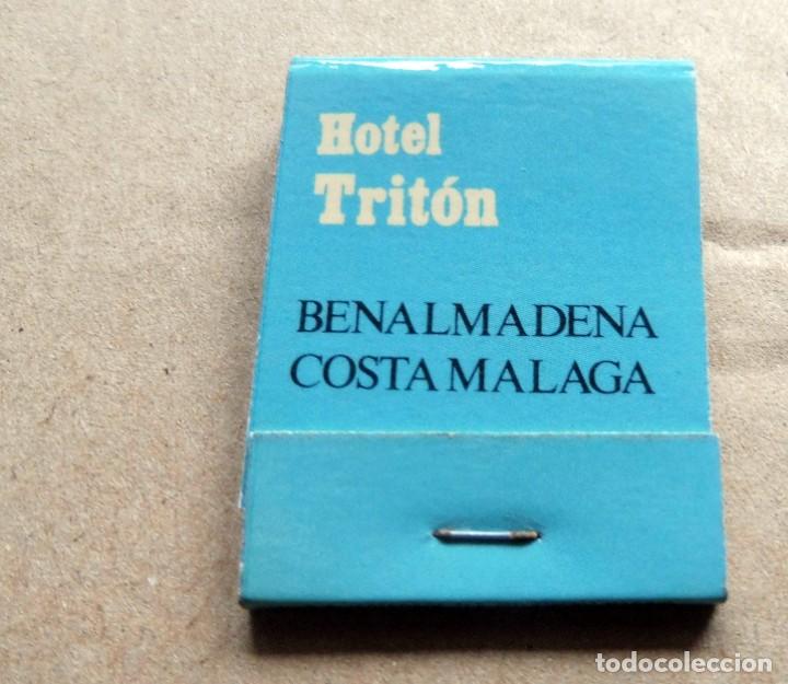 Matchboxes: CAJA DE CERILLAS - HOTEL TRIT&Oacute;N - BENALMADENA - (VER FOTOS)