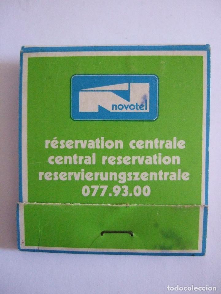Cajas de cerillas: CARTERILLA DE CERILLAS - NOVOTEL - RON RHUM SAINT JAMES- COMPLETA