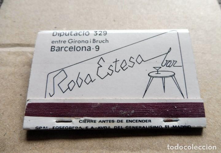 Matchboxes: CAJA DE CERILLAS - ROBA ESTESA - BARCELONA (VER FOTOS)