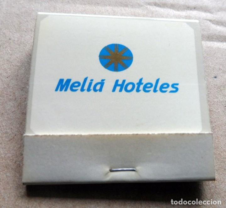Matchboxes: CAJA DE CERILLAS - MELI&Aacute; HOTELES
