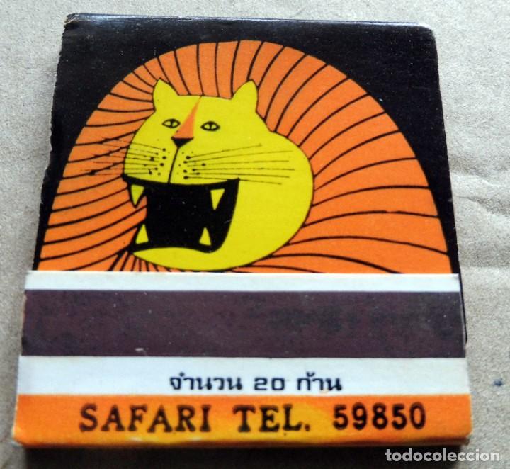 Bo&icirc;tes d'Allumettes: CAJA DE CERILLAS - SAFARI - HOTEL SIAM - INTERNACIONAL