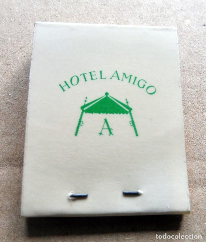Cajas de cerillas: CAJA DE CERILLAS - HOTEL AMIGO - - Foto 2