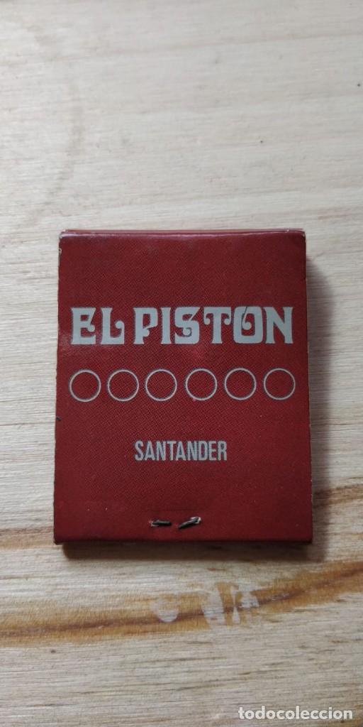 Cajas de cerillas: CAJA CAJETILLA DE CERILLAS EL PISTON, SANTANDER. - Foto 2