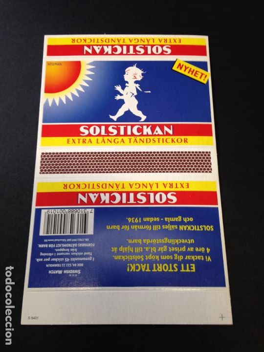 Cajas de cerillas: Solstickan. elemento caja cerillas grande - Foto 1