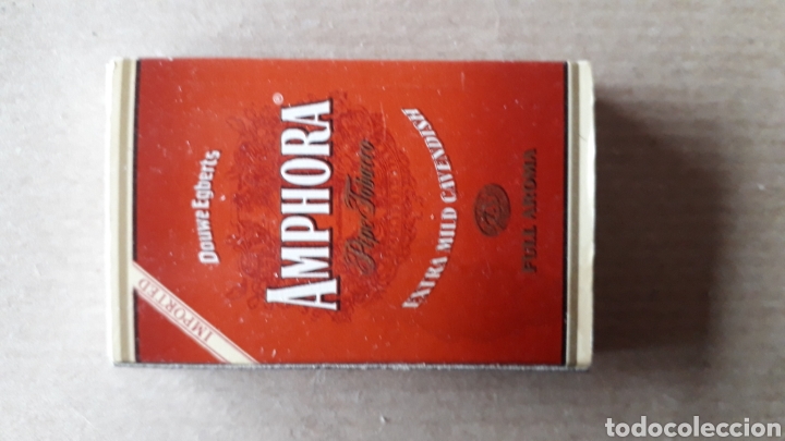 Cajas de cerillas: CERILLAS TABACO DE PIPA AMPHORA (MARRON Y ROJA) - Foto 1