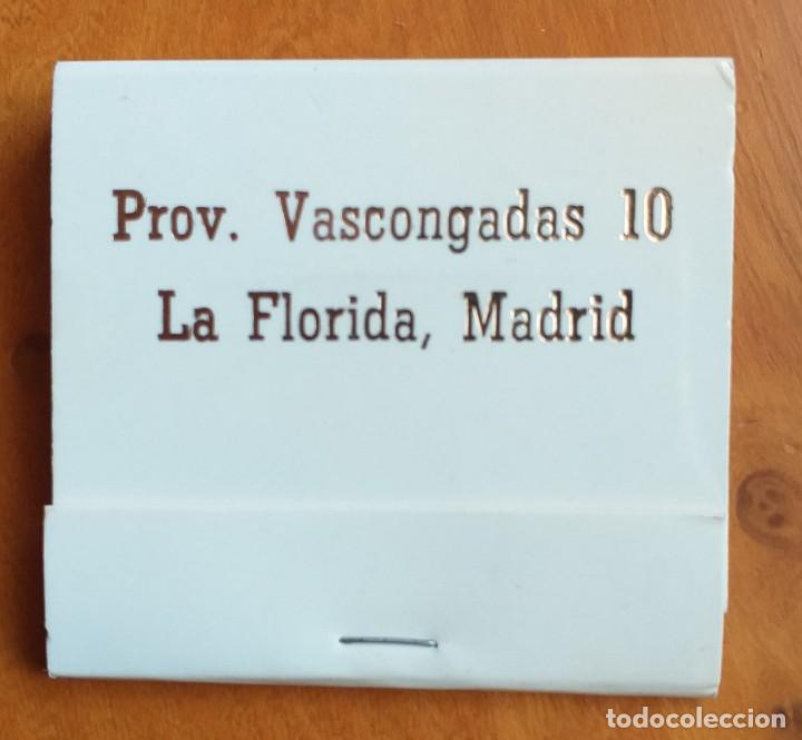 Cajas de cerillas: CAJA CERILLAS - LA FLORIDA - MADRID - Foto 1