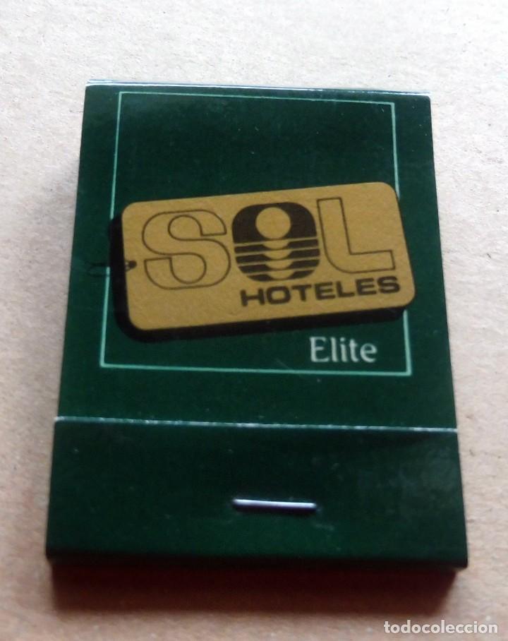 Matchboxes: CAJA CERILLAS - PUBLICITARIA - HOTELES SOL - ELITE - VER FOTOS