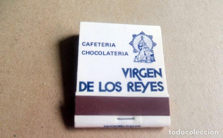 Matchboxes: CAJA CERILLAS - PUBLICITARIA - CAFETER&Iacute;A VIRGEN DE LOS REYES - SEVILLA - VER FOTOS