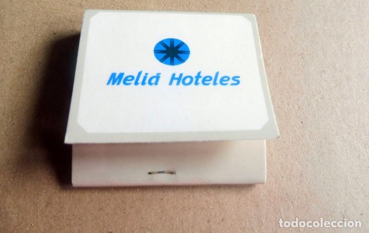 Bo&icirc;tes d'Allumettes: CAJA CERILLAS - PUBLICITARIA - MELI&Aacute; HOTELES - VER FOTOS