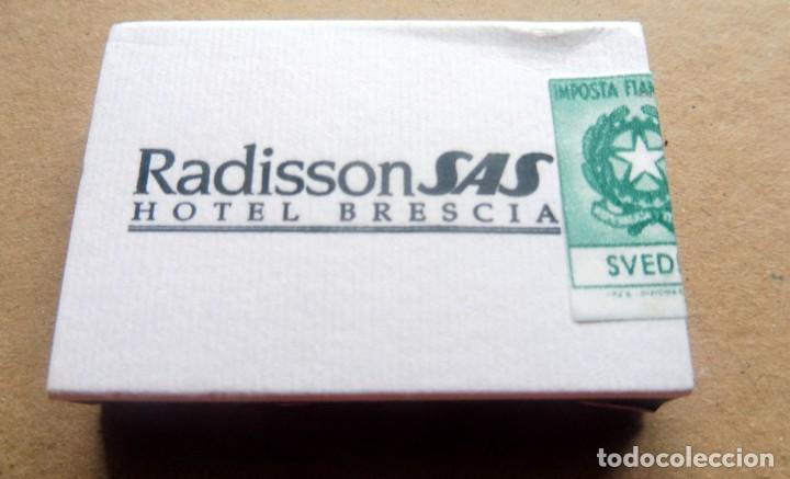 Cajas de cerillas: CAJA CERILLAS - PUBLICITARIA - RADISSON SAS HOTEL BRESCIA - VER FOTOS
