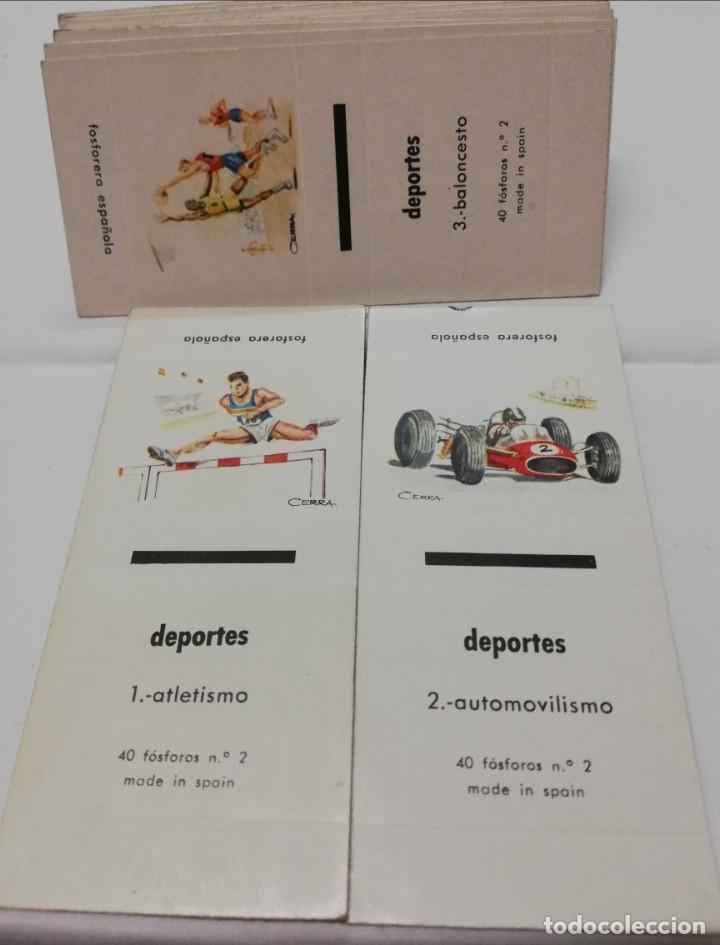 Cajas de cerillas: Cajas cerillas deportes - Foto 1
