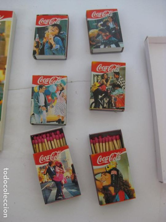 Cajas de cerillas: COLECCION COMPLETA - CERILLAS COCA COLA - Foto 3