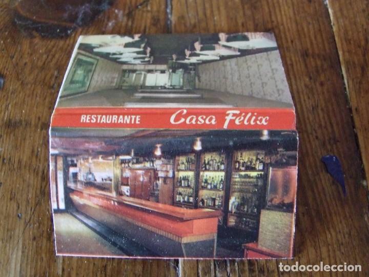 Matchboxes: RESTAURANTE CASA FELIX VALLS TARRAGONA - CAJA DE CERILLAS - GENERAL FOSFORERA NUEVA