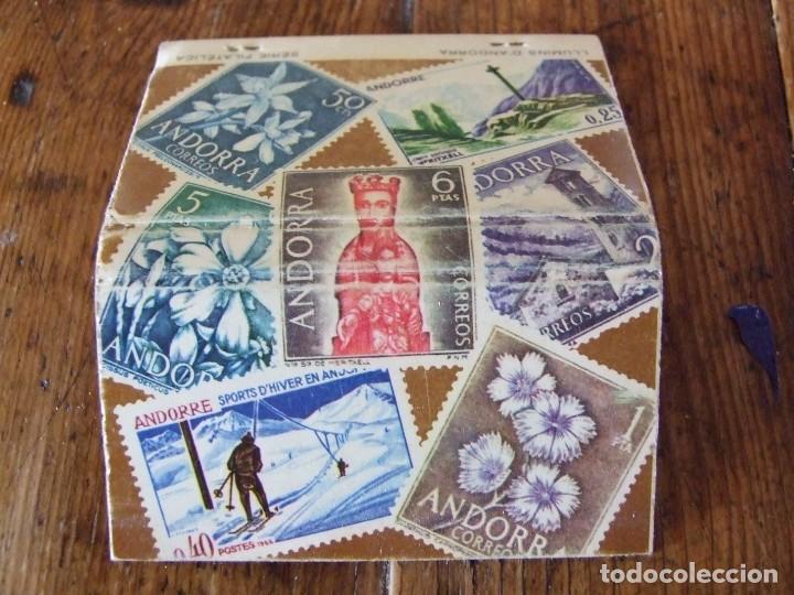 Matchboxes: SERIE FILATELICA - CAJA DE CERILLAS - LLUMINS ANDORRA NUEVA
