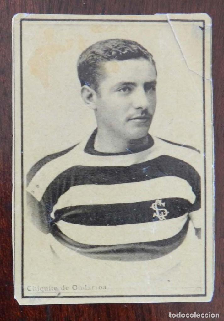 Matchboxes: Cromo de caja de cerillas Eduardo Roca y hermano Mallorca, Pelotari Chiquito de Ondarroa, pelota Vas