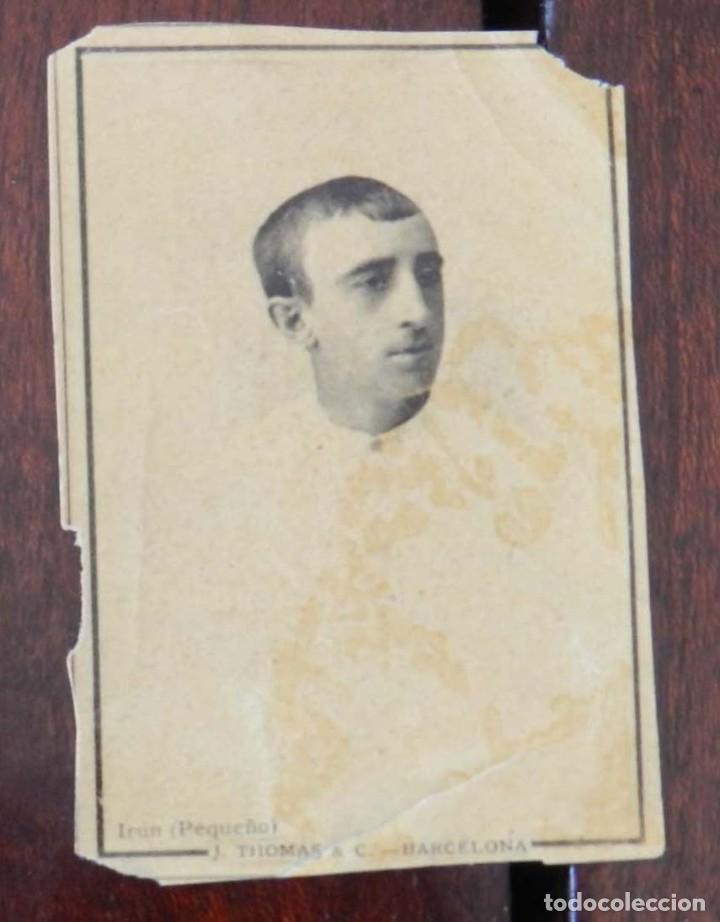 Caixas de F&oacute;sforos: Cromo de caja de cerillas pelotari Irun (Peque&ntilde;o), pelota Vasca, Jai alai, cesta punta, Eduardo Roca