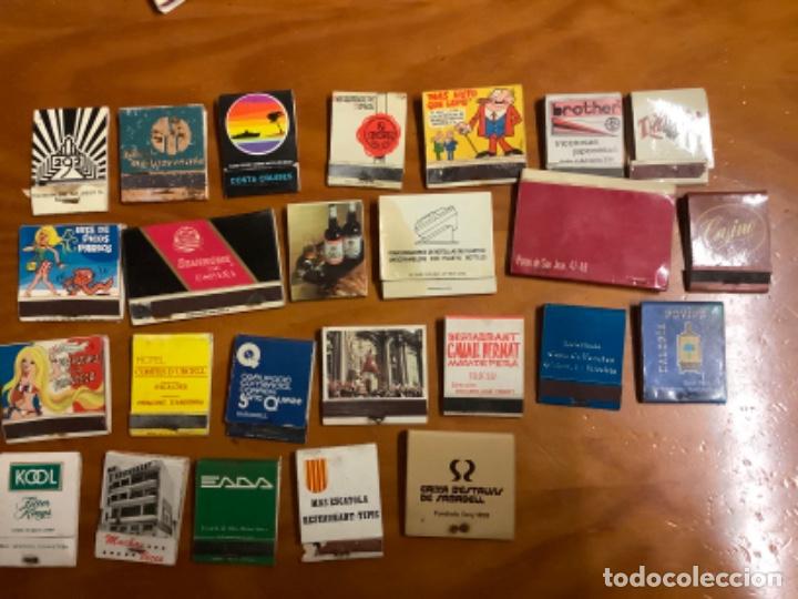Cajas de cerillas: LOTE DE 282 CAJITAS DE CERILLAS VARIADAS - Foto 11