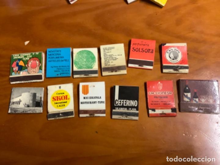 Cajas de cerillas: LOTE DE 282 CAJITAS DE CERILLAS VARIADAS - Foto 12