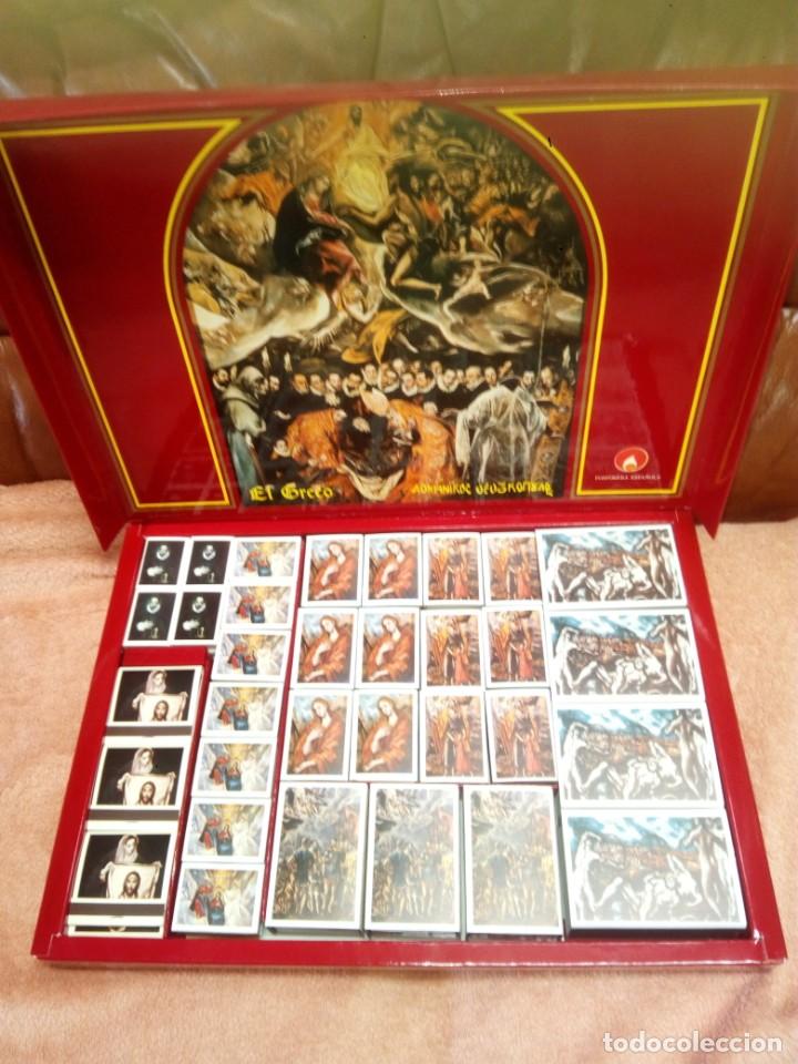 Scatole di Cerini: Estuche con sus 40 cajas de cerillas de Navidad de Fosforera Espa&ntilde;ola EL GRECO