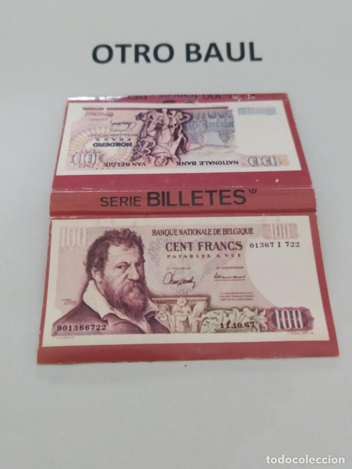 Cajas de cerillas: caja de cerillas serie billetes - Foto 1