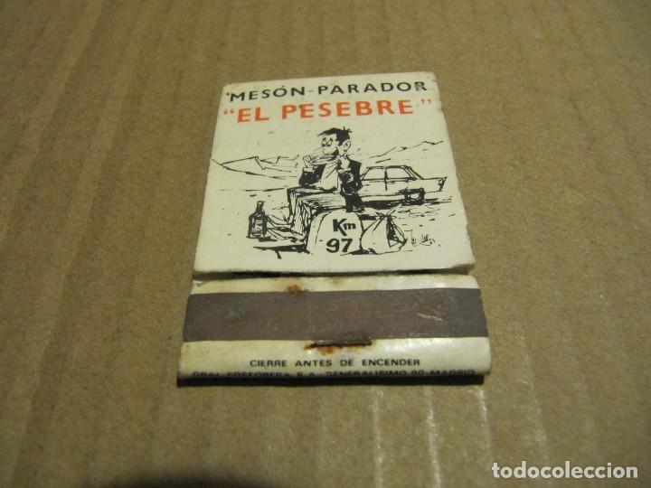 Cajas de cerillas: MESON PARADOR EL PESEBRE - Foto 1