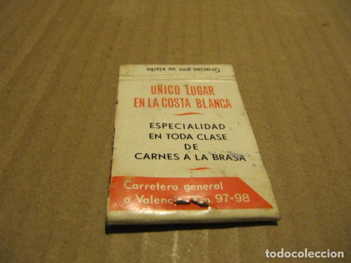 Cajas de cerillas: MESON PARADOR EL PESEBRE - Foto 2