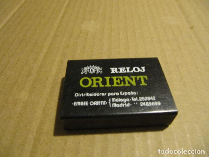 Cajas de cerillas: RELOJ ORIENTE - Foto 2